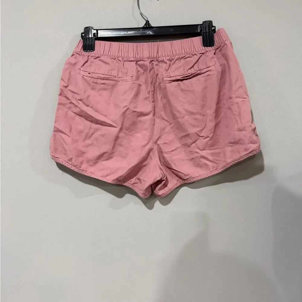 Madewell Pull-On Track Shorts in Dusty Rose - Size Small